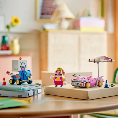 Gambar LEGO Super Mario Kart Wario & King Boo Set 512 Pcs 72038 - Mix