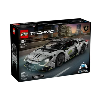 Gambar LEGO Technic Lamborghini Revuelto Super Sports Car Set 1135 Pcs 42214 - Abu-abu