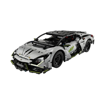 Gambar LEGO Technic Lamborghini Revuelto Super Sports Car Set 1135 Pcs 42214 - Abu-abu