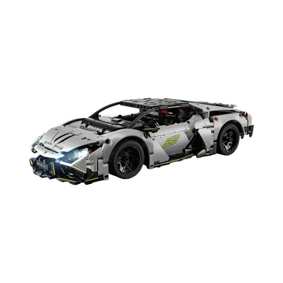 Gambar LEGO Technic Lamborghini Revuelto Super Sports Car Set 1135 Pcs 42214 - Abu-abu