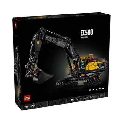 Gambar LEGO Technic Volvo Ec500 Hybrid Excavator Set 2359 Pcs 42215 - Hitam