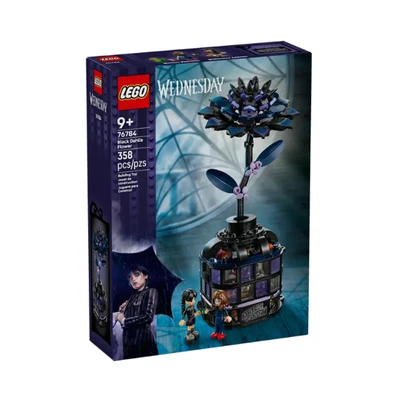 Gambar LEGO Wednesday Black Dahlia Flower Set 358 Pcs 76784 - Hitam