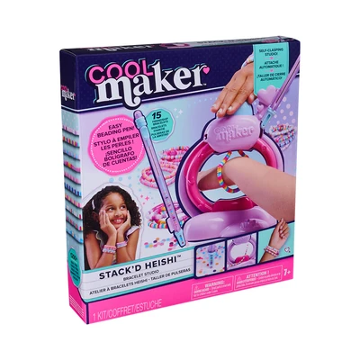 Gambar Cool Maker Set Stackd Heishi Bracelet Studio - Mix