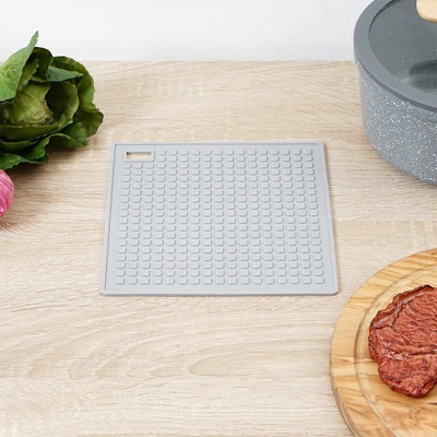 Gambar Culinart Tatakan Tahan Panas Multifungsi Square 18 cm - Abu-abu