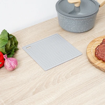 Gambar Culinart Tatakan Tahan Panas Multifungsi Square 18 cm - Abu-abu