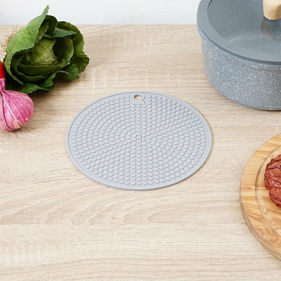 Gambar Culinart Tatakan Tahan Panas Multifungsi Round 18 cm - Abu-abu