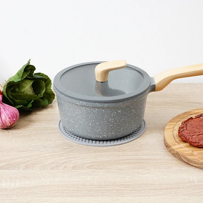 Gambar Culinart Tatakan Tahan Panas Multifungsi Round 18 cm - Abu-abu