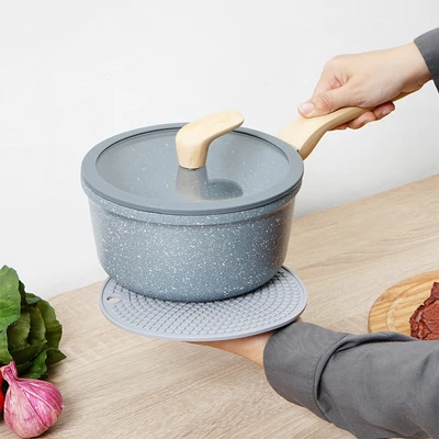 Gambar Culinart Tatakan Tahan Panas Multifungsi Round 18 cm - Abu-abu
