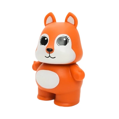 Gambar Pretty Missy Set Knitting Fox - Oranye