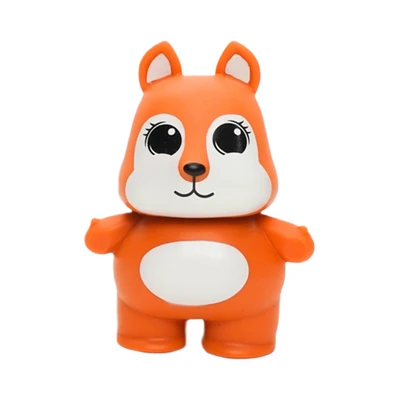 Gambar Pretty Missy Set Knitting Fox - Oranye