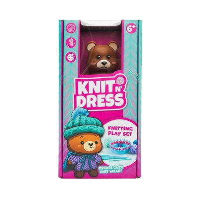Gambar Pretty Missy Set Knitting Bear - Cokelat