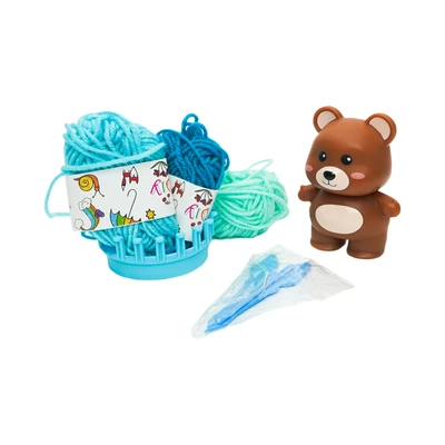 Gambar Pretty Missy Set Knitting Bear - Cokelat