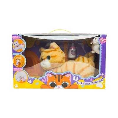 Gambar Pretty Missy Boneka Hewan Surprise Baby Kitten - Oranye