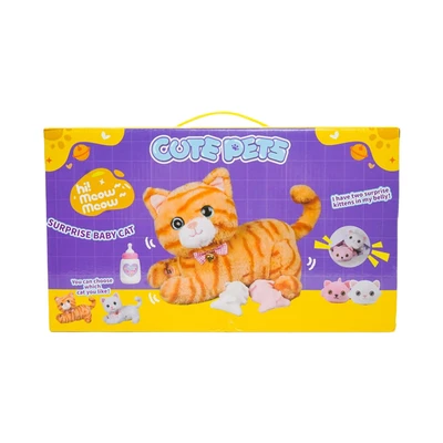 Gambar Pretty Missy Boneka Hewan Surprise Baby Kitten - Oranye