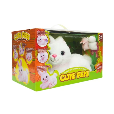 Gambar Pretty Missy Boneka Hewan Surprise Baby Rabbit - Putih