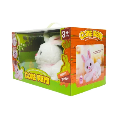 Gambar Pretty Missy Boneka Hewan Surprise Baby Rabbit - Putih