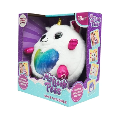 Gambar Pretty Missy My Little Pets Boneka Comfort Unicorn Lampu & Suara - Putih