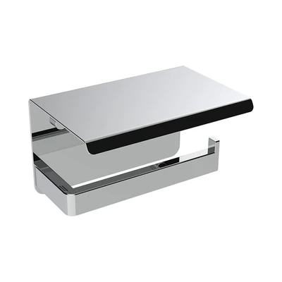 Gambar Acroz Dispenser Tisu Toilet Dengan Tempat Handphone Classic Chrome
