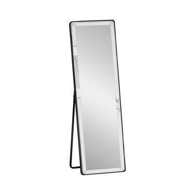 Gambar Informa Cermin Lantai LED Colorful Aluminium 40x4x150 cm - Hitam