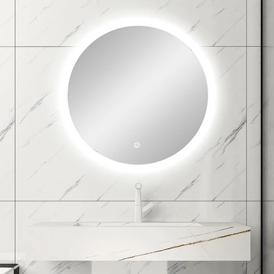 Gambar Informa Cermin Dinding Dekorasi LED Frameless Round 60x4x60 cm
