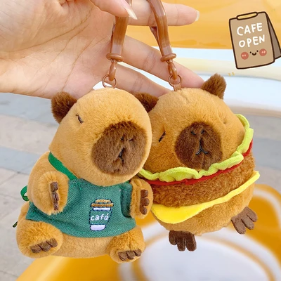 Gambar Capybara Gantungan Kunci Doll Gourmet Random