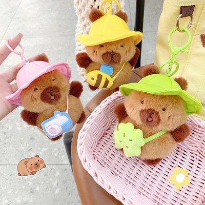 Gambar Capybara Gantungan Kunci Doll Travel Random