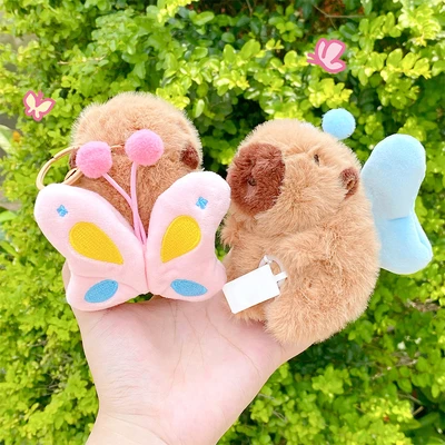 Gambar Capybara Gantungan Kunci Doll Vibra Butterfly Random