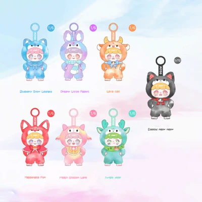 Gambar Man Chao Gantungan Kunci Boneka Plush Miyoo V2 Series Random