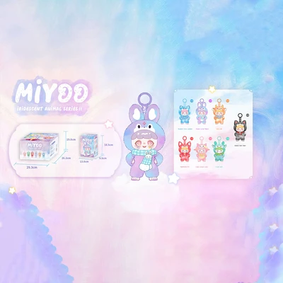 Gambar Man Chao Gantungan Kunci Boneka Plush Miyoo V2 Series Random