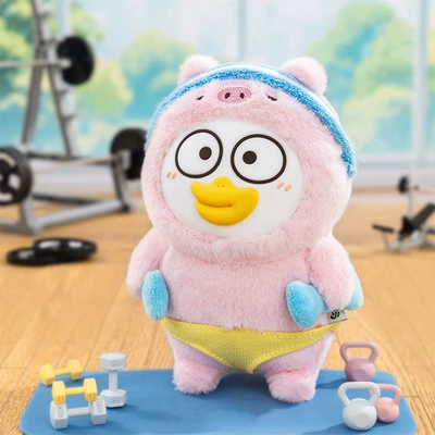 Gambar Man Chao Gantungan Kunci Boneka Plush Duckyo Friends Random