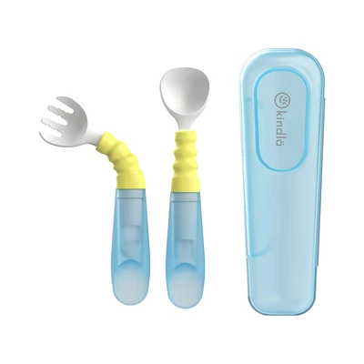 Gambar Kindla Sendok Makan Anak Bendable Plastik Random