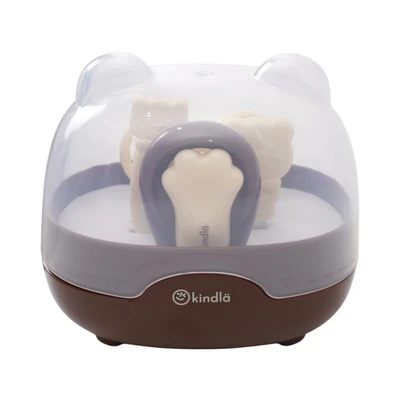 Gambar Kindla Set Alat Manicure Bayi 4 in 1 Tidy Bear - Cokelat