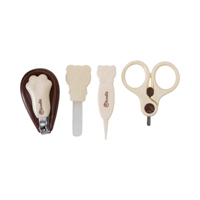 Gambar Kindla Set Alat Manicure Bayi 4 in 1 Tidy Bear - Cokelat
