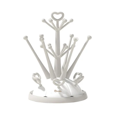 Gambar Kindla Rak Pengering Botol Bayi Little Tree 21.5x21.5x31 cm - Putih
