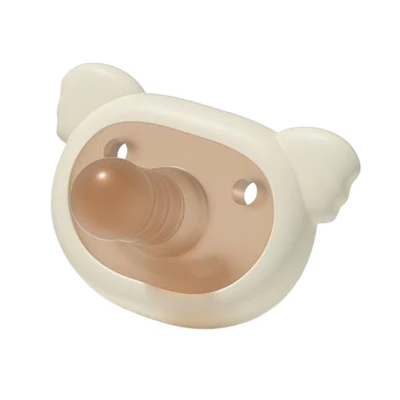 Gambar Kindla Empeng Bayi Silikon Round Tip Koala - Krem