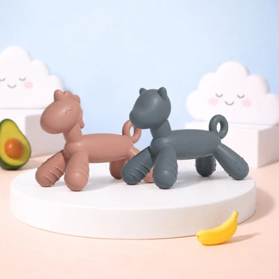 Gambar Kindla Teether Bayi Silikon Chew Buddy Matte Random