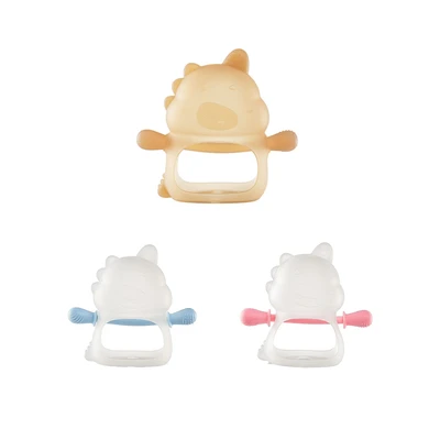 Gambar Kindla Teether Bayi Silikon Grip Buddy Transparan Random