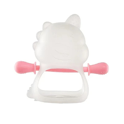 Gambar Kindla Teether Bayi Silikon Grip Buddy Transparan Random