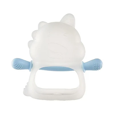Gambar Kindla Teether Bayi Silikon Grip Buddy Transparan Random