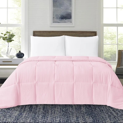 Gambar Informa 250x210 cm Bed Cover Polyester Seersucker - Pink Soft