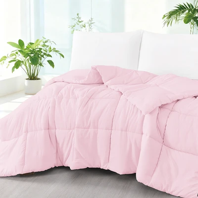 Gambar Informa 250x210 cm Bed Cover Polyester Seersucker - Pink Soft