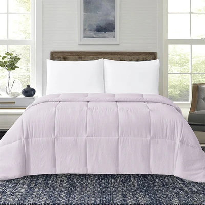 Gambar Informa 250x210 cm Bed Cover Polyester Seersucker - Ungu Soft