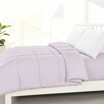 Gambar Informa 250x210 cm Bed Cover Polyester Seersucker - Ungu Soft