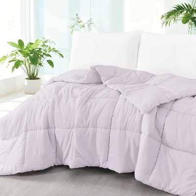 Gambar Informa 250x210 cm Bed Cover Polyester Seersucker - Ungu Soft