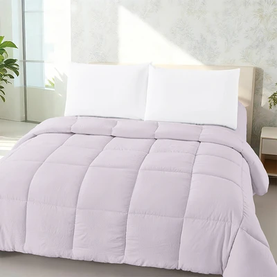 Gambar Informa 250x210 cm Bed Cover Polyester Seersucker - Ungu Soft
