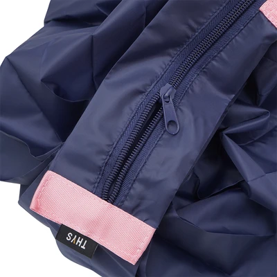 Gambar THYS Tas Belanja Lipat Roll Large Serbaguna - Biru Navy/Pink