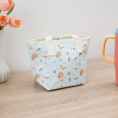 Gambar Ataru 30x20 cm Tas Bekal Makanan Thermal Bear - Biru