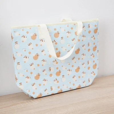 Gambar Ataru 43x30 cm Tas Bekal Makanan Thermal Bear - Biru