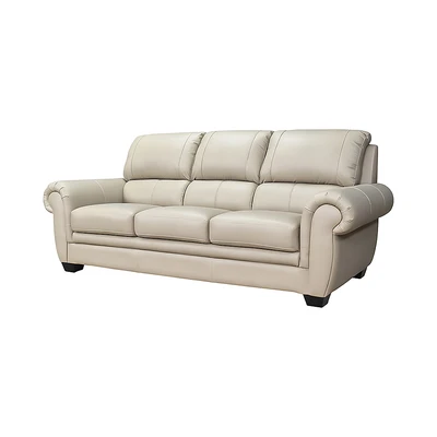 Gambar Informa Zora Sofa Kulit 3 Seater - Krem
