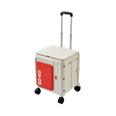 Gambar Azko Troli Lipat Multifungsi 50 kg - Krem